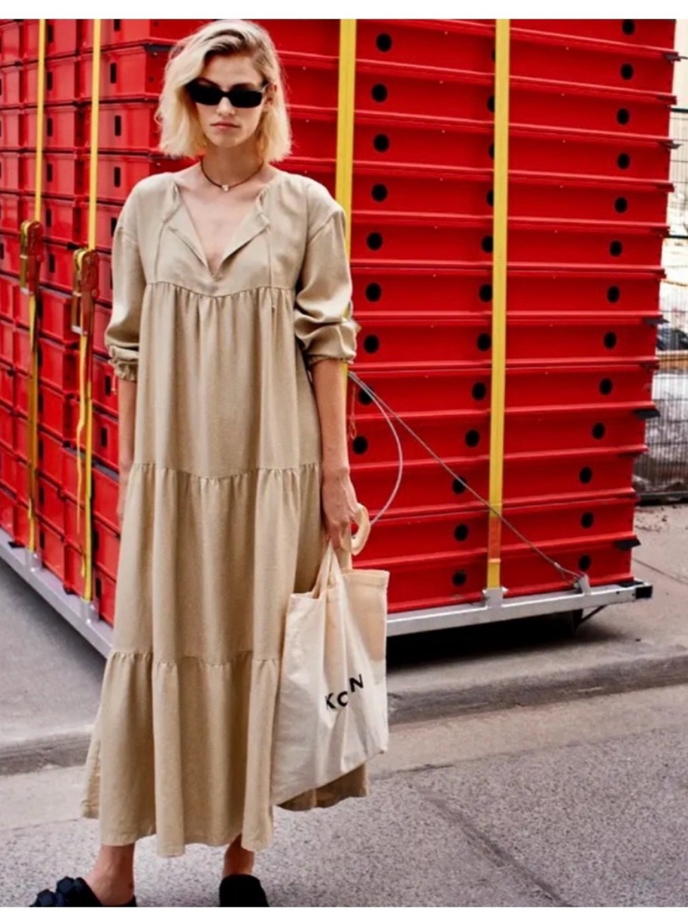 KOTN The Poet Maxi Dress